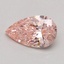 0.52 Ct. Fancy Intense Pink Pear Lab Grown Diamond