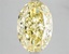 5.01 Ct. Fancy Vivid Yellow Oval Lab Grown Diamond