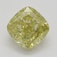 1.05 Ct. Fancy Brownish Greenish Yellow Cushion Diamond