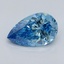 1.0 Ct. Fancy Vivid Malibu Blue Pear Lab Grown Diamond