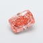 2.05 Ct. Fancy Vivid Brownish Orange Cushion Lab Grown Diamond
