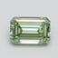1.01 Ct. Fancy Intense Pacific Green Emerald Lab Grown Diamond