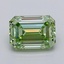 1.52 Ct. Fancy Vivid  Green Emerald Lab Grown Diamond