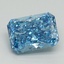 1.16 Ct. Fancy Vivid Blue Radiant Lab Grown Diamond