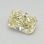 0.58 Ct. Fancy Yellow Radiant Lab Grown Diamond