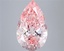 6.03 Ct. Fancy Vivid Pink Pear Lab Grown Diamond
