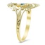 The Annenberg Ring, smalltop view on a hand