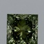 1.10 Ct. Fancy Vivid Green Princess Lab Grown Diamond