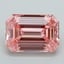 1.62 Ct. Fancy Intense Pink Emerald Lab Grown Diamond