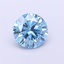 1.09 Ct. Fancy Vivid  Blue Round Lab Grown Diamond