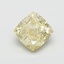1.05 Ct. Fancy  Yellow Cushion Lab Grown Diamond