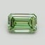 1.05 Ct. Fancy Vivid Green Emerald Lab Grown Diamond