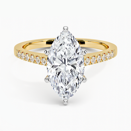 18K Yellow Gold Sonora Diamond Ring