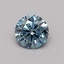 0.40 Ct. Fancy Vivid Blue Round Lab Grown Diamond