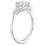 18K White Gold Sona Three Stone Diamond Ring (1/3 ct. tw.), smallside view