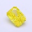1.09 Ct. Fancy Vivid  Yellow Radiant Lab Grown Diamond