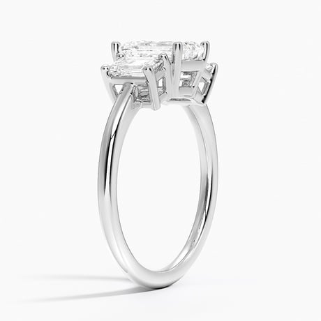 Luxe Rhiannon Three Stone Diamond Ring - Brilliant Earth