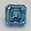 3.01 Ct. Fancy Vivid Blue Asscher Lab Grown Diamond