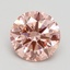 2.09 Ct. Fancy Intense Pink Round Lab Grown Diamond