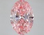 8.01 Ct. Fancy Intense Pink Oval Lab Grown Diamond