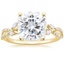 18K Yellow Gold Luxe Willow Diamond Ring (1/4 ct. tw.), smalltop view