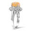 The Otta Ring, smalltop view on a hand
