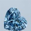 4.00 Ct. Fancy Vivid Blue Heart Lab Grown Diamond