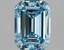 2.00 Ct. Fancy Intense Blue Emerald Lab Grown Diamond