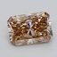 2.16 Ct. Very Light  Brown Radiant Lab Grown Diamond
