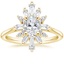 18K Yellow Gold Arabesque Diamond Ring (1/2 ct. tw.), smalltop view
