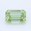0.94 Ct. Fancy Intense Green Emerald Lab Grown Diamond