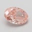 1.07 Ct. Fancy Vivid Pink Oval Lab Grown Diamond
