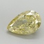 2.06 Ct. Fancy Intense Yellow Pear Lab Grown Diamond