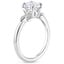 18K White Gold Fiore Diamond Ring, smallside view