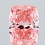 1.35 Ct. Fancy Vivid Pink Cushion Lab Grown Diamond
