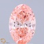1.59 Ct. Fancy Vivid Pink Oval Lab Grown Diamond