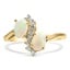 Custom Opal Bypass Ring