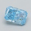 0.50 Ct. Fancy Vivid  Blue Radiant Lab Grown Diamond
