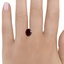10.1x8.1mm Unheated Red Oval Rhodolite Garnet, smalladditional view 1