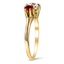 The Sacramento Ring, smalltop view on a hand