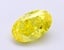 1.12 Ct. Fancy Vivid  Yellow Oval Lab Grown Diamond
