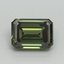 6.36 Ct. Fancy Vivid Green Emerald Lab Grown Diamond