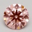 2.50 Ct. Fancy Intense Pink Round Lab Grown Diamond