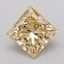 1.02 Ct. Fancy Light Brownish Yellow Princess Lab Grown Diamond