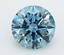 3.28 Ct. Fancy Vivid  Blue Round Lab Grown Diamond