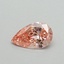 0.31 Ct. Fancy Vivid Pink Pear Lab Grown Diamond