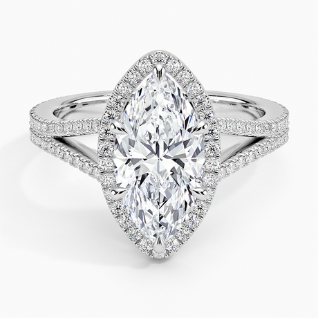 Fortuna Halo Diamond Ring - Brilliant Earth
