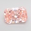 1.12 Ct. Fancy Intense  Pink Radiant Lab Grown Diamond