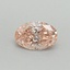 0.32 Ct. Fancy Vivid Pink Oval Lab Grown Diamond