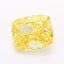1.07 Ct. Fancy Intense Yellow Cushion Lab Grown Diamond